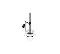 Ensemble brosse WC Giese Gifix Uno 33073-14, modèle mural, noir mat