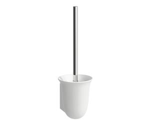 Ensemble brosse WC LAUFEN The New Classic, céramique saphir, H8738527570001, Couleur: Neige (blanc mat)