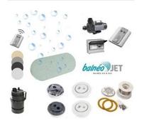 Ensemble BULLEO DUO effervescence + Massage 8 jets Inox