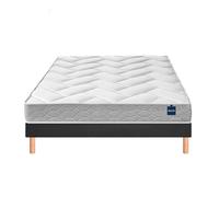 Ensemble Bultex BACK TO BASICS + Sommier POWER + pieds 140x190 Mousse