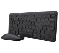 Ensemble Bureau Clavier Souris Sans Fil Multi-Appareils Lyra, Noir - 24847