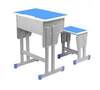 Ensemble Bureau Et Chaise D'étude for Enfants À Hauteur Réglable - Option De Siège Double avec Rangement Et Fonctions De Sécurité for Une Utilisation en Classe Et À La Maison(A)