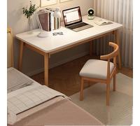 Ensemble bureau et chaise - Grande table de jeu avec coins arrondis, panneaux épais, assemblage facile pour étudier et travailler, meuble parfait pour la chambre à coucher