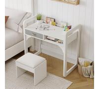 Ensemble Bureau Et Chaise Pour Enfants - Bureau d'écriture Réglable En Hauteur Avec Pot à Crayons Et Tabouret Rembourré - Bureau d'étude Pour Garçons Et Filles Pour La Chambre Ou La Salle De Jeux