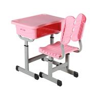 Ensemble Bureau Et Chaise Réglables for Enfants avec Tiroir De Rangement - Poste D'étude Ergonomique for Enfants, Maison Et Salle De Classe(Rosa,B)