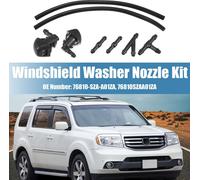Ensemble Buse de Lave-Glace 76810-SZA-A01ZA pour Honda Pilot 2009-2015 Gicleur de Pulvérisateur d'Essuie-Glace