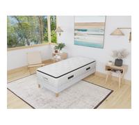 Ensemble Cachemire Sommier + Matelas 90x190 cm - Hauteur 28 cm