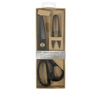Ensemble-cadeau de ciseaux, comprenant des ciseaux de couture robustes 23 cm et des coupe-fil, noir