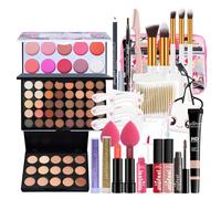 Ensemble Cadeau de Maquillage Tout en un, 28 Pièces Coffret de Cosmetic Makeup Set Complet Maquillage avec Fard à Paupières Palette Rouge à Lèvre, Cosmétique Kit pour Femmes Filles