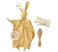 Ensemble cadeau de naissance comprenant une brosse en laine et un nœud papillon pour bébé, garçons et filles, choix pour les mères