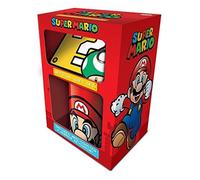 Ensemble Cadeau De Sous-Verre Et Porte-Clés Super Mario
