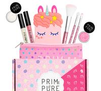 Ensemble cadeau mineral prim et pur avec miroir de licorne | Parfait pour les dates de jeu et les fetes d'anniversaire | Maquillage de fard a pau