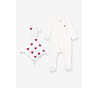 Petit Bateau A0CJ8 Bodyjama Et Doudou, Variante 1, 3 Mois (Lot de 2) Mixte bébé