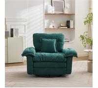 Ensemble canapé 2 pièces AESVAR fauteuil 1 place + canapé 2 places en chenille verte