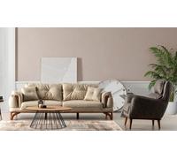 Ensemble Canapé Ensemble Relax Canapé Set Fauteuil 3+1 Beige