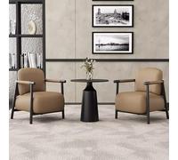 Ensemble canapé et chaise avec table d'appoint pour salon, balcon, hall d'hôtel, réception du thé et négociation