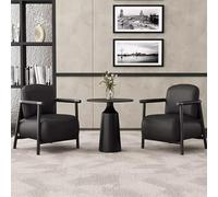 Ensemble canapé et chaise avec table d'appoint pour salon, balcon, hall d'hôtel, réception du thé et négociation