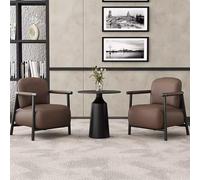 Ensemble canapé et chaise avec table d'appoint pour salon, balcon, hall d'hôtel, réception du thé et négociation