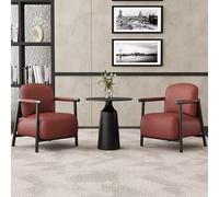 Ensemble canapé et chaise avec table d'appoint pour salon, balcon, hall d'hôtel, réception du thé et négociation