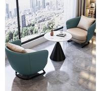 Ensemble canapé et table basse de luxe léger, chaise simple élégante pour balcon et bureau, parfait pour les loisirs, la réception et les réunions d'invités, design moderne, assise confortable