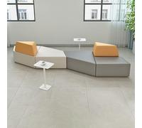 Ensemble canapé et table basse modulaire, design moderne et minimaliste créatif pour bureau, réception et établissements d'enseignement