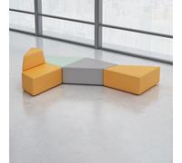 Ensemble canapé et table basse modulaire, design moderne et minimaliste créatif pour bureau, réception et établissements d'enseignement