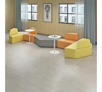 Ensemble canapé et table basse modulaire, design moderne et minimaliste créatif pour bureau, réception et établissements d'enseignement