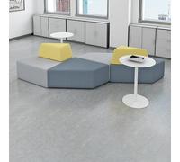 Ensemble canapé et table basse modulaire, design moderne et minimaliste créatif pour bureau, réception et établissements d'enseignement