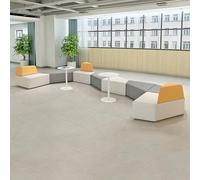 Ensemble canapé et table basse modulaire, design moderne et minimaliste créatif pour bureau, réception et établissements d'enseignement