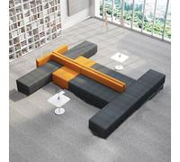 Ensemble canapé modulable avec table basse Idéal pour les zones d'attente dans les établissements de formation