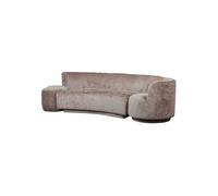 Ensemble canapé modulaire 270 cm chenille taupe POPULAR