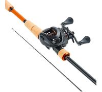 Ensemble Canne et Moulinet Pêche-Duoku-Fibre de Carbone IM7-Modèle Casting Droitier-7+1 Roulements