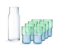 Ensemble carafe et 8 verres à eau 32 cl Candy Mix Mint - Luminarc