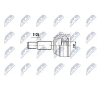 Jeu de joints, arbre de transmission NTY NPZ-FR-059