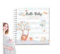 Ensemble Carnet de Croissance Bébé | Journal Bébé | Bonjour Baby Planner Record de Croissance | Journal d'activité quotidien portable, album de record Jalons de développement pour les nouveaux parents