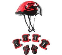 Ensemble casque et coussinets, genouillères et coudières, patinage, scooter, protège-poignets pour cyclisme, skateboard, roller (#1)