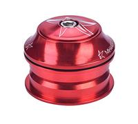 Ensemble Casque et Fourche Avant en Alliage D'Aluminium 44mm pour Vélo - Accessoire (Rouge)
