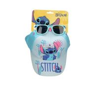 Ensemble casquette et lunettes de soleil Stitch pour garçons et filles - Ensemble casquette et lunettes de soleil sous licence officielle pour l'été, la plage et un usage quotidien
