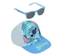 Ensemble Casquette et Lunettes UV - DISNEY - Lilo Stitch - Taille 53 cm - Bleu - 4-8 ans Taille unique