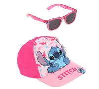 Ensemble Casquette Et Lunettes Uv Lilo & Stitch 4-8 Ans Réglable Rose (Taille Taille Unique,Couleur Rose)