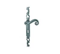 Ensemble Cévennes BRIONNE fer patiné Clé i - Entraxe 165 - 1010712SP