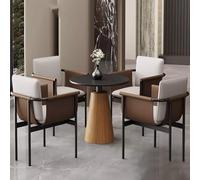 Ensemble chaise longue ergonomique avec table d'appoint pour salle d'attente et bureau - Fauteuil confortable pour une relaxation améliorée