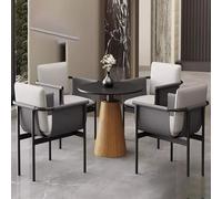 Ensemble chaise longue ergonomique avec table d'appoint pour salle d'attente et bureau - Fauteuil confortable pour une relaxation améliorée