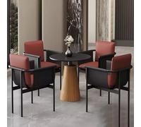 Ensemble chaise longue ergonomique avec table d'appoint pour salle d'attente et bureau - Fauteuil confortable pour une relaxation améliorée