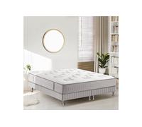 Simmons Ensemble matelas et sommier CHALLENGE – ressorts ensachés, mémoire de forme – 2x80x200 G