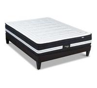 BELLECOUR LITERIE | Ensemble CHAMBORD 140x190 cm | Matelas Micro-Ressorts + Sommier Bois