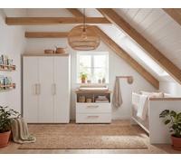 Ensemble Chambre Bébé 'jimmy' ? Chambre Complète 3 Pièces Blanc TU