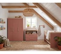 Ensemble Chambre Bébé 'jimmy' ? Chambre Complète 3 Pièces Mauve TU