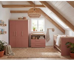 Ensemble Chambre Bébé 'jimmy' ? Chambre Complète 3 Pièces Mauve TU