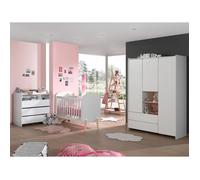 Ensemble Chambre Bébé - Vipack KIDDY - Lit, Commode, Plan à Langer, Garde-robe, Bibliothèque
